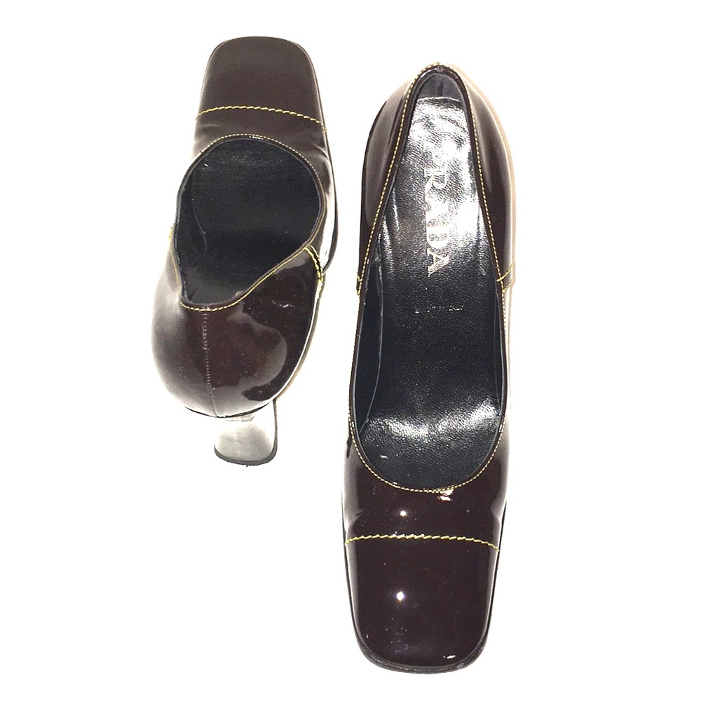 PRADA Vernice Cuciture in Mosto 37 (Deep Purple)!!